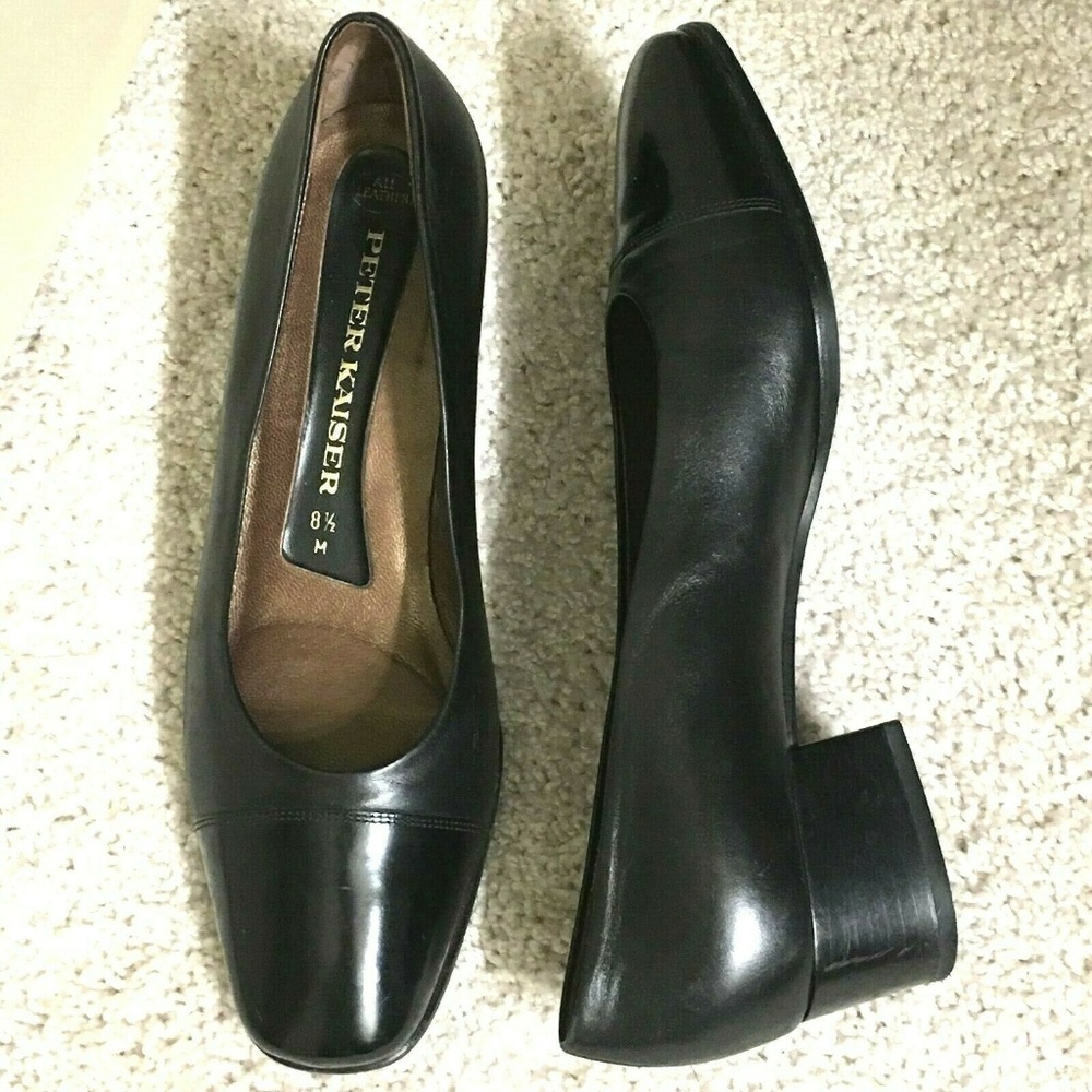 Peter Kaiser Pumps Heels Leather w/Patent Toe 8.5M